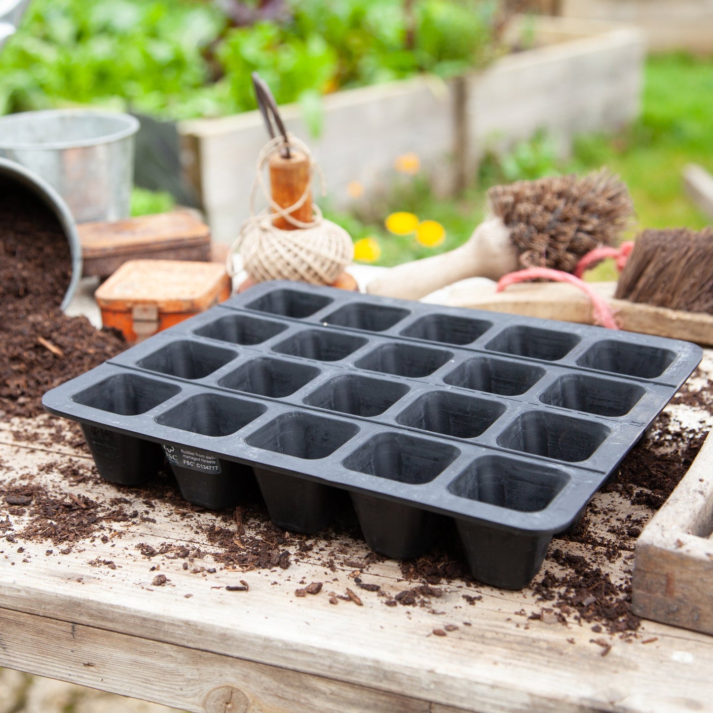 20 Cell Natural Rubber Seed Tray - Excess Customer Stock