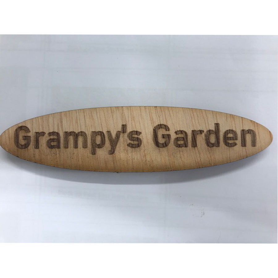 Personalised Wooden Name Badge