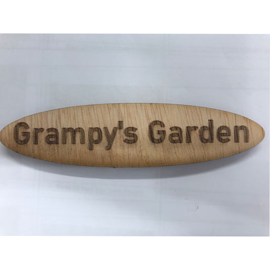 Personalised Wooden Name Badge