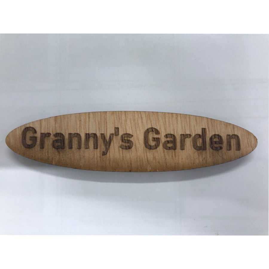 Personalised Wooden Name Badge