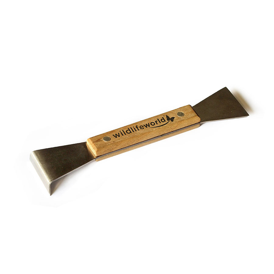 dual purpose stainless steel scraper tool