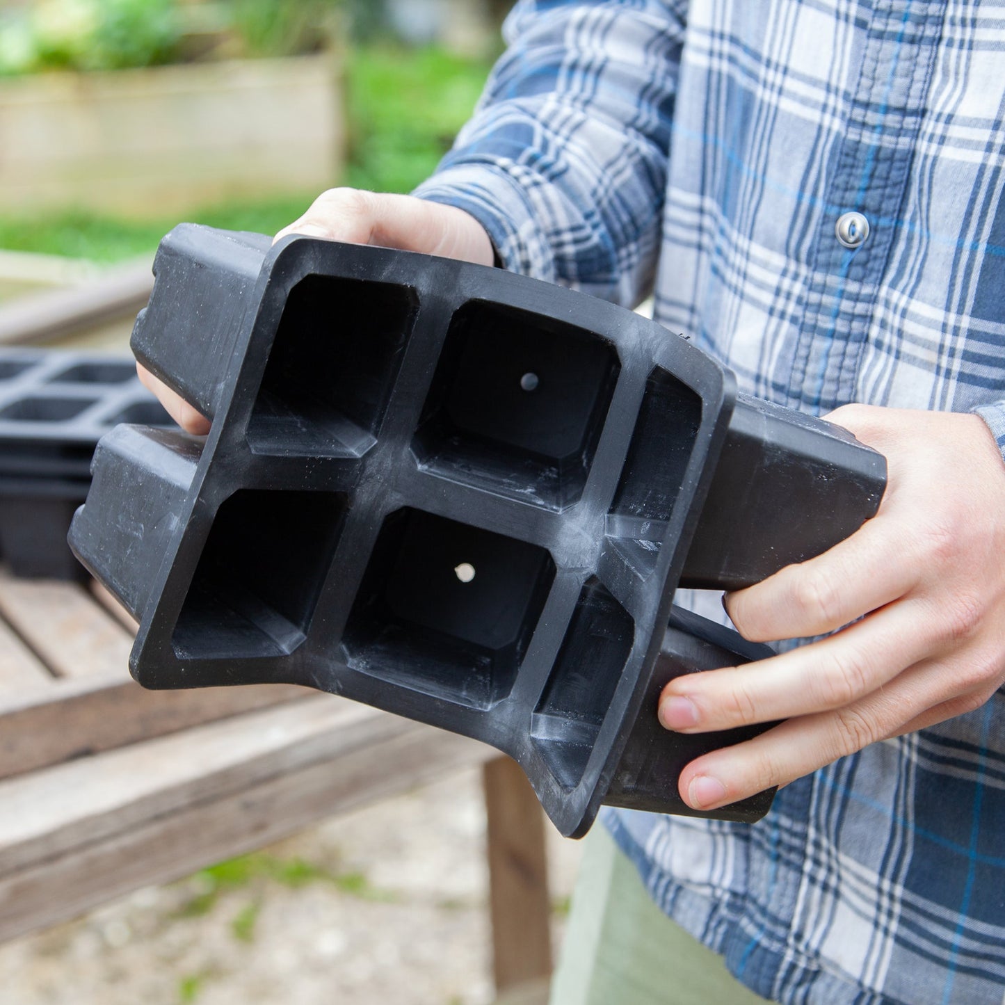 6 Cell XL Natural Rubber Seed Tray - Excess Customer Stock