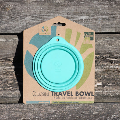 SMALL COLLAPSIBLE TRAVEL BOWL – A Safer, Eco-Friendly and Fair Trade Choice!