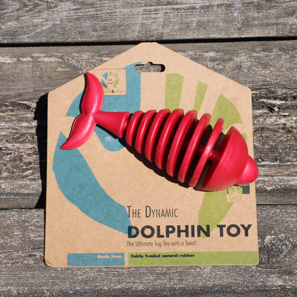 The Dynamic Dolphin Toy - Natural Rubber