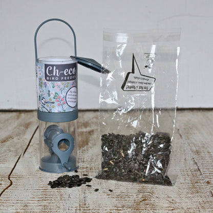 CH-ECO Recycled Bird Feeder - Various Colours available with FREE bag of bird Seed (may vary)